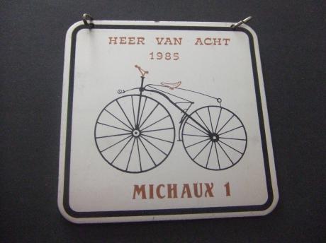 Carnaval Heer van Acht Prins Michaux fiets oldtimer